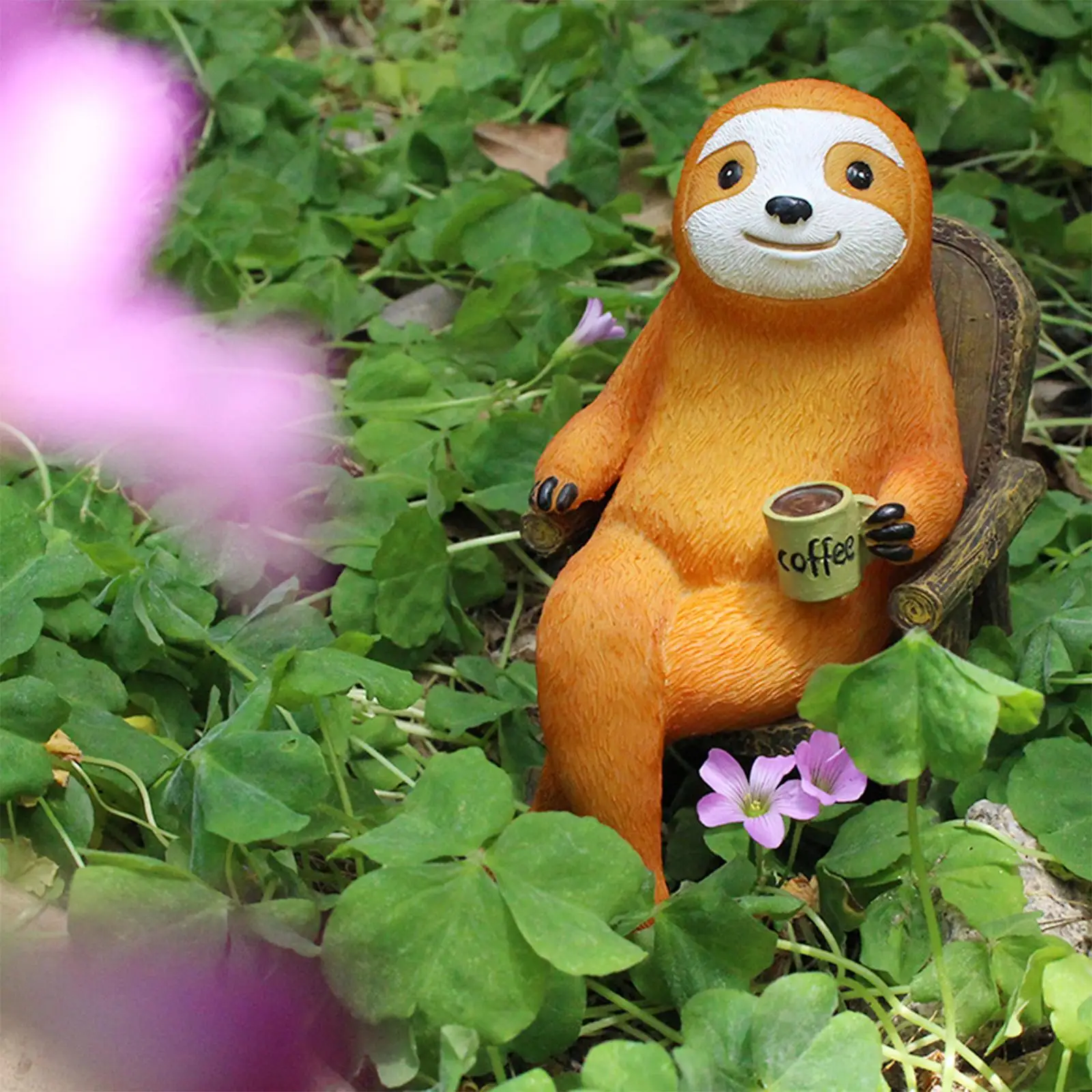 

Полимерное кресло-качалка, фигурка ленивого отдыха, декоративное искусство для сада, праздника, улицы