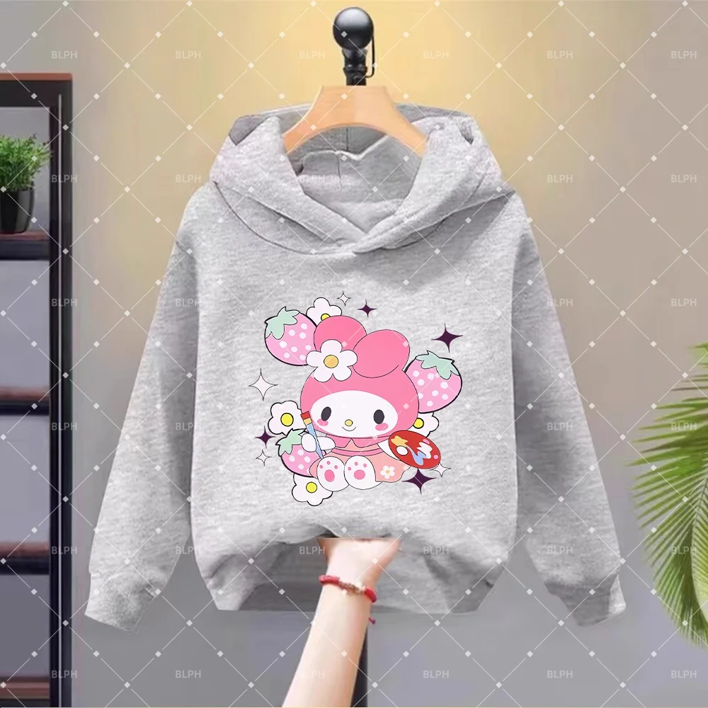 

Cute Sanrio Style Kids Hoodie with Adorable Character Design, Perfect for Little Ones, Good Luckly Alaesn Hello Design