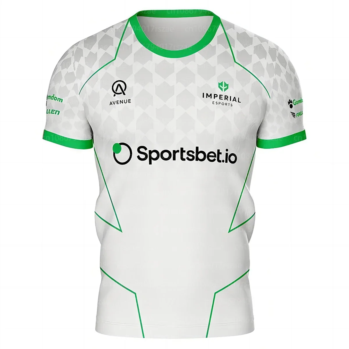 

Male Green Fallen Name Short Sleeve Tees Imperial Esport Tshirt CS Gaming Jersey Men Team Playing Uniform Clothing