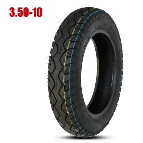 Motorcycle Tubeless Tyre Fit for Honda Yamaha Suzuki Kymco Haojue Sym Baotian Sundiro 3.50-10 Scooter 10 inch Front/Rear Tire