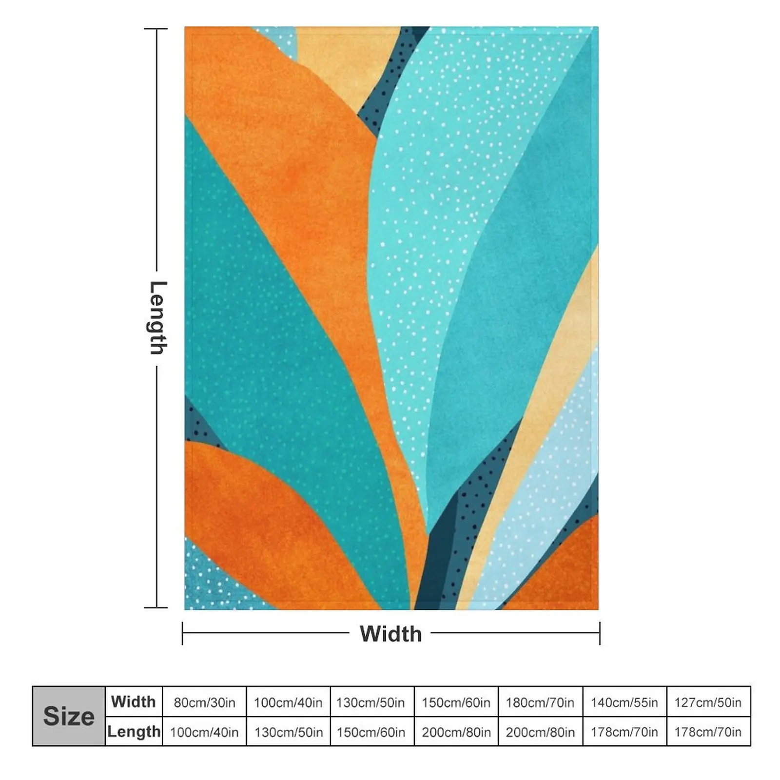 Abstract Tropical Foliage Throw Blanket Moving For Baby Blankets