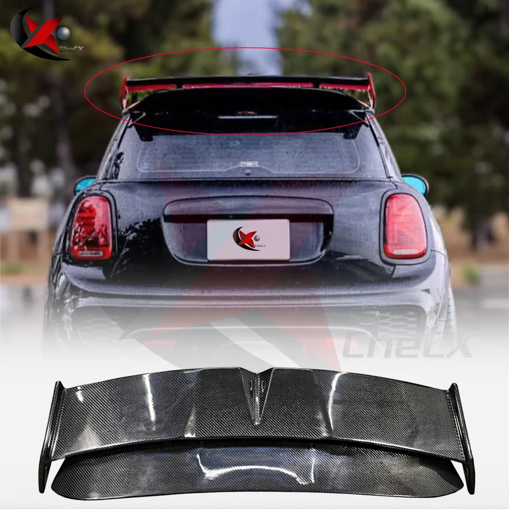 For MINI Cooper F56 2-Door 2014-2022 Garbino Style Rear Roof Spoiler High-Quality Fiberglass Material Rear Roof Spoiler Kit