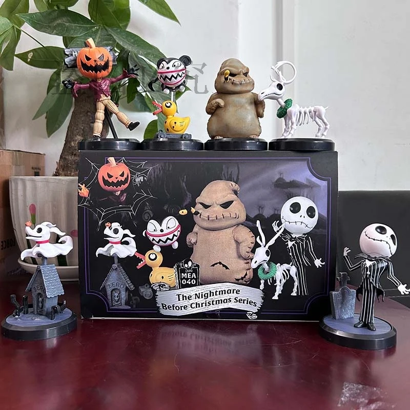 The Nightmare Before Christmas Series Figure Hallowen Jake 6pcs/set Collection Doll Bookshelf Ornament Gift For Children