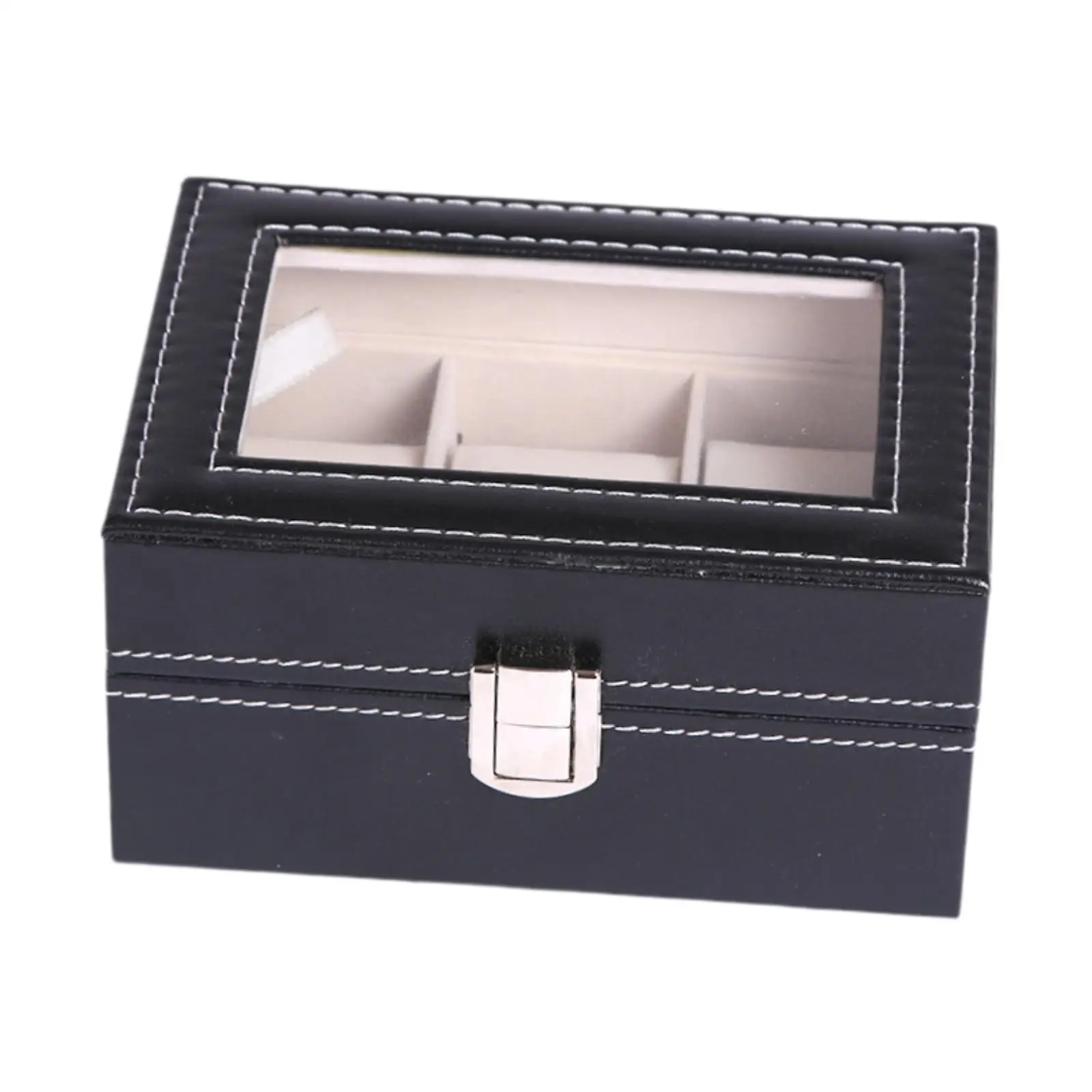 Watch Storage Box 3 Slot Multi-functional Organizer for Women Wristwatches