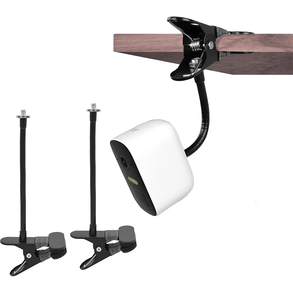 2 PCS Flexible Camera Holders for EufyCam 2C 2C Pro 3 3C and For Ring Cameras with Adjustable Arm for Custom Surveillance Angles