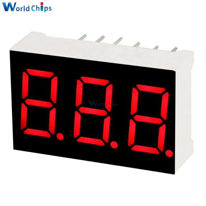 0.56inch LED display 7 Segment 1 Bit/2 Bit/3 Bit/4 Bit Digit Tube Red Common Cathode / Anode Digital 0.56 inch led 7segment