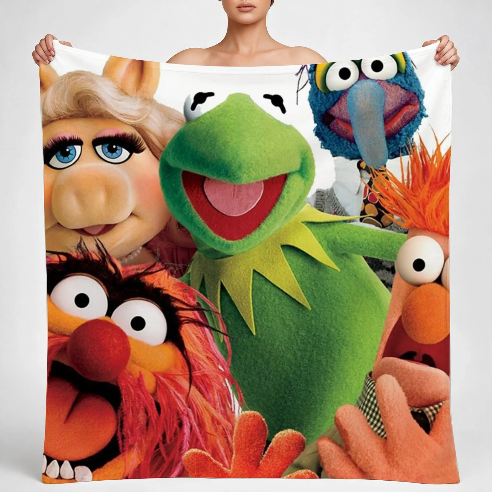 muppet show Throw Blanket couch cozy soft plush fuzzy picnic outdoor blanket