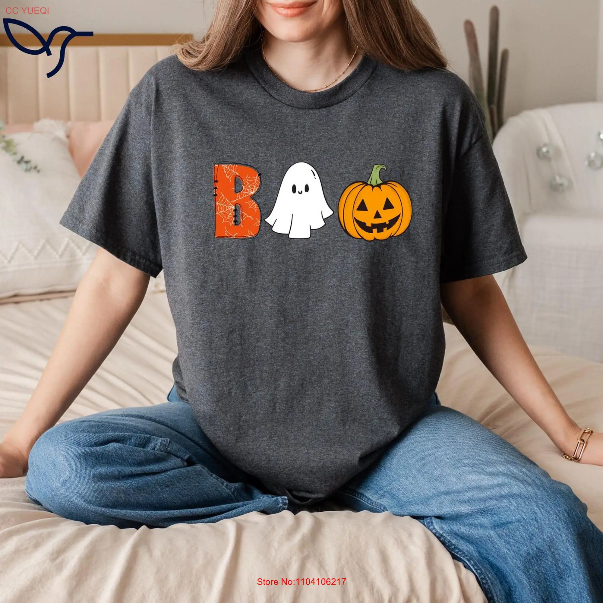 Halloween Boo T Shirt Party Toddler s for Family Spooky Season long or short sleeves