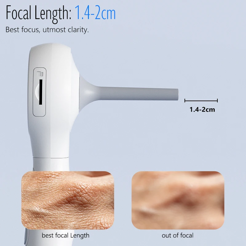 Camera Ear Spoon Endoscope 1.38'' Screen HD Visual Ear Wax Removal Tool Digital Otoscope with Light&Replaceable Inspection Tool image 3