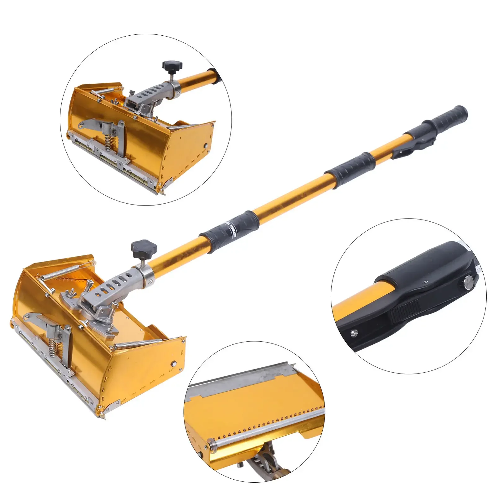 

Профессиональная коробка для отделки гипсокартона — инструмент с регулируемой ручкой 40–64 дюйма