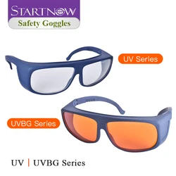 Startnow-gafas de protección láser, lentes de protección UV/visibles, 355/450nm, CE, azul, 532nm