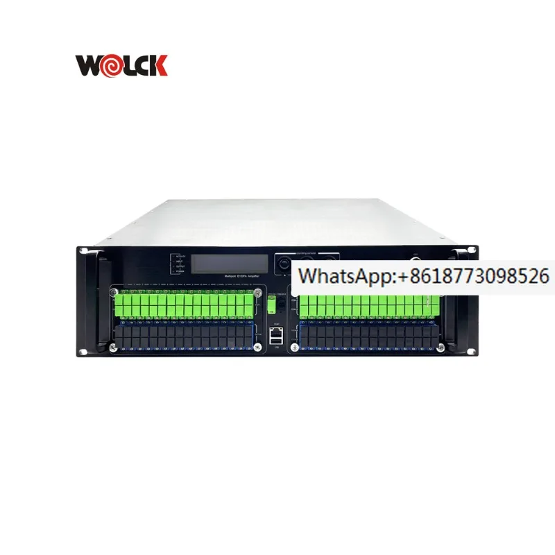 1550nm FWDM Web Management Fiber Amplifier 3U 64 Ports EDFA