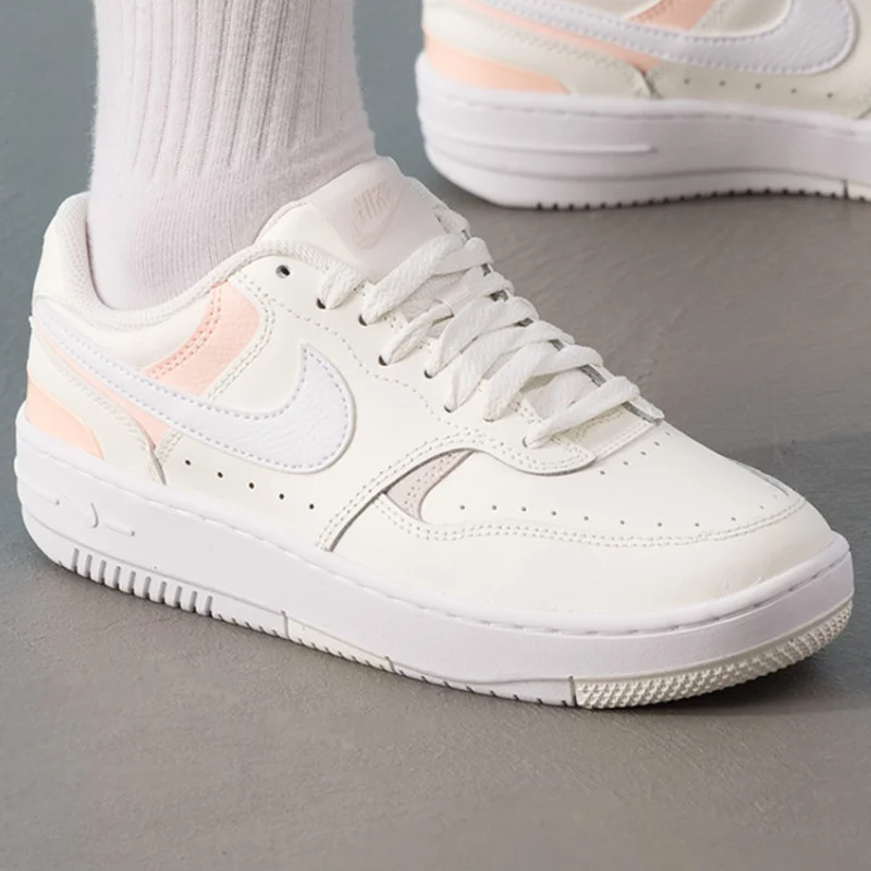 Nike Women's Court Vision Pink White Low-Top Casual Sneakers Skate Shoes DH3158-603