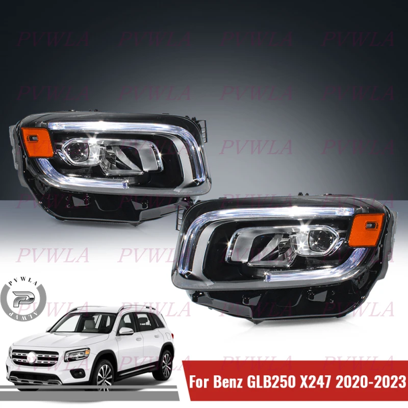 

Front LED DRL HeadLight For Benz GLB250 X247 2020 2021 2022 2023 Turn Signal Lamp Car Accessories MB2503269/2479064200