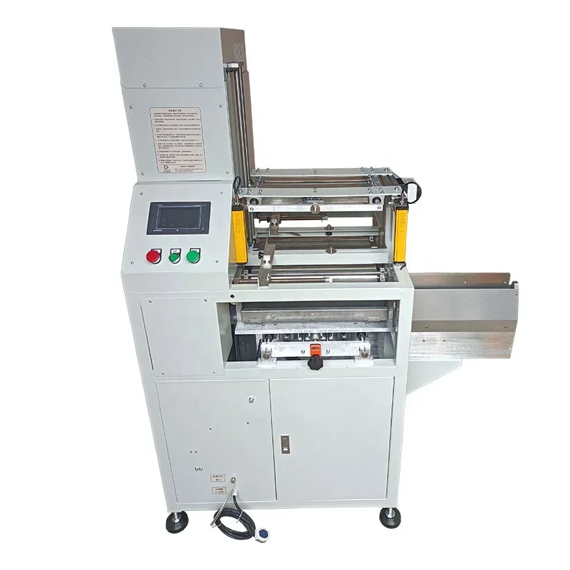 Semi-automatic hardcover book and pasting soft cover machine