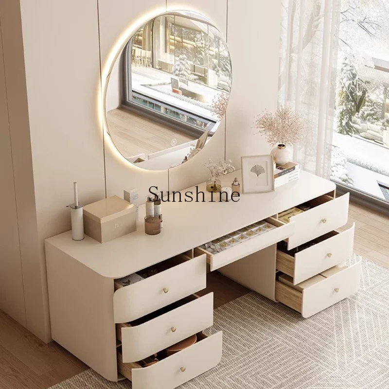 Dresser bedroom simple modern chest integrated solid wood high-end atmosphere advanced new light luxury  FT