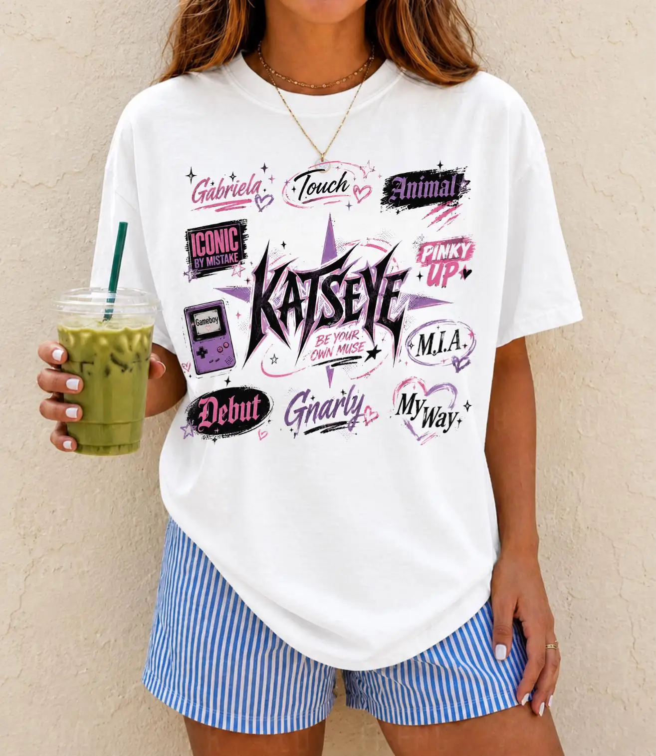 Katseye Graphic T-Shirt | Kpop World Tour Tee for Kids & Adults