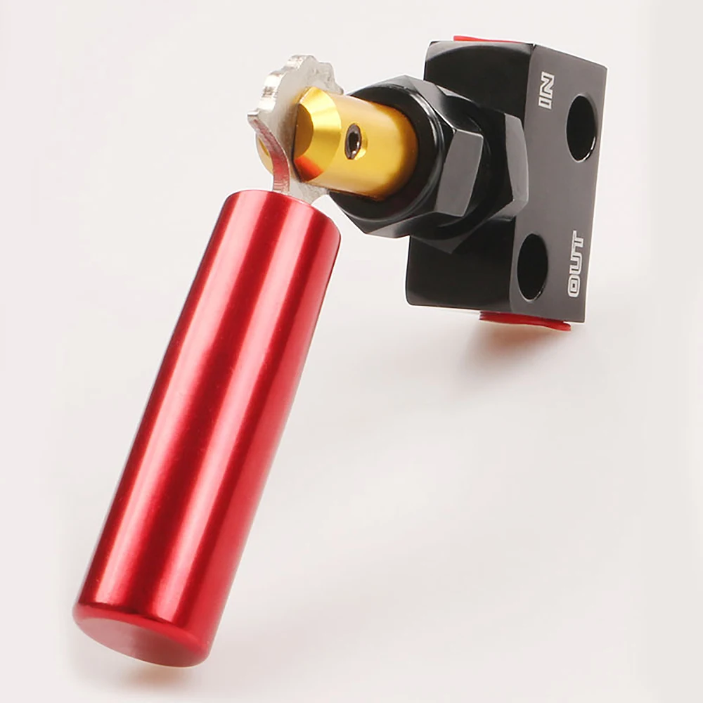 Car Adjustable Prop Lever Proportion Valve Pressure Regulator Red with Black Brake Bias Adjuster Interior Accessories