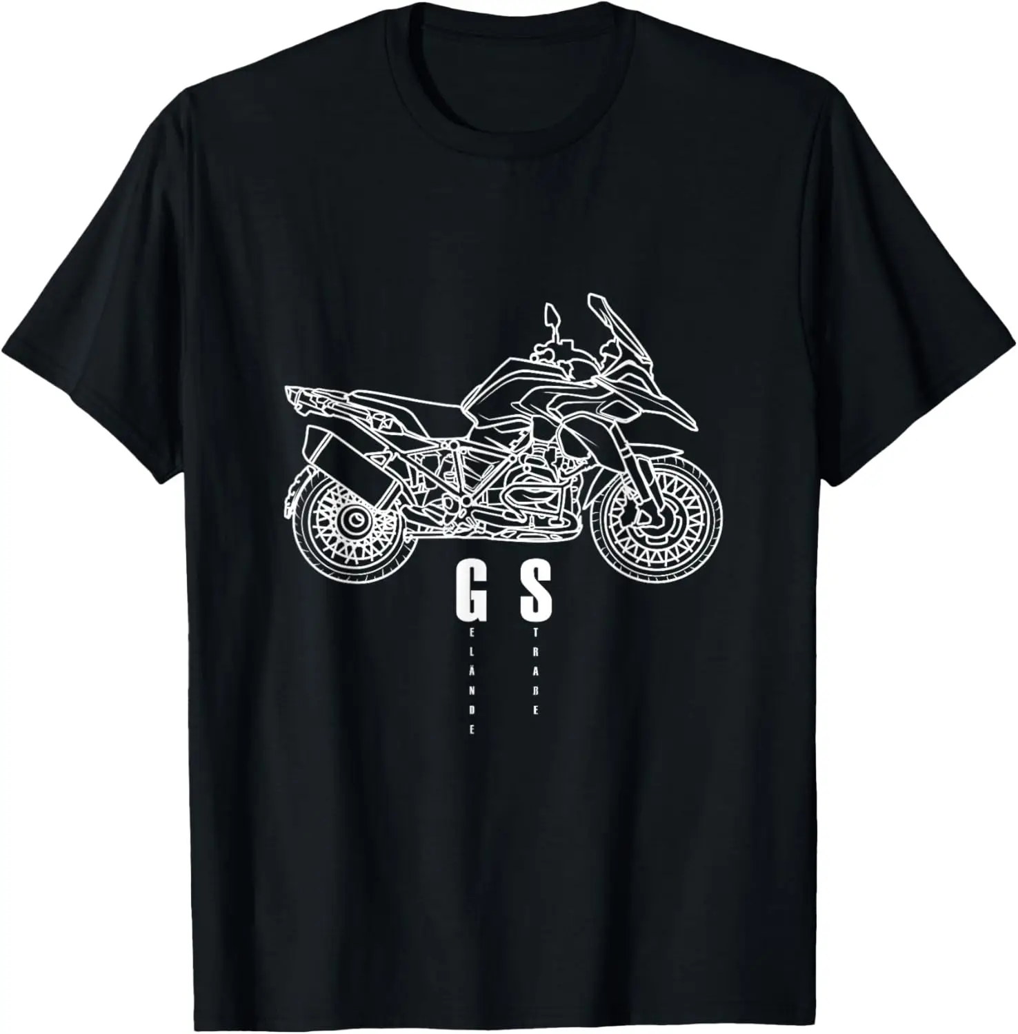 R1200GS Enduro Motorrad GS T-Shirt 100% Cotton O-Neck Short Sleeve Summer Casual Mens T-shirt Streetwear