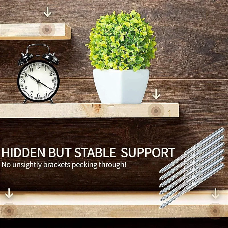 ABUP-Support d'étagère flottant, supports pour étagères flottantes en bois-Supports d'étagère aveugle-Super Support