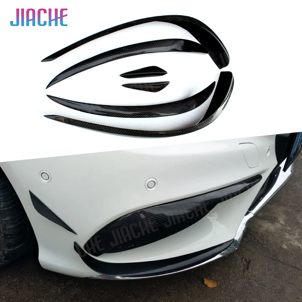 

Накладки на решетку передних противотуманных фар JIACHE из карбона для Mercedes-Benz W207 C207 Coupe E200 E260 E300 2-дверный кузов 2014-2016