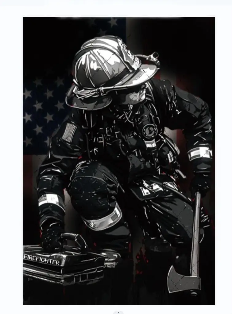 Cusde Fireman Sign Firefighter Metal Tin Signs Inspirational Wall Art Retro Vintage Wall Decor Motivational Positive Home D sign