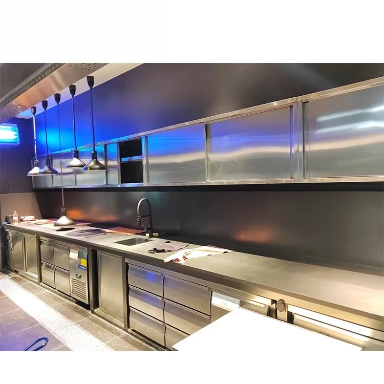 Commercial Kitchen Equipment Set for Hotel Restaurant Full Set Stainless Steel CE Certified