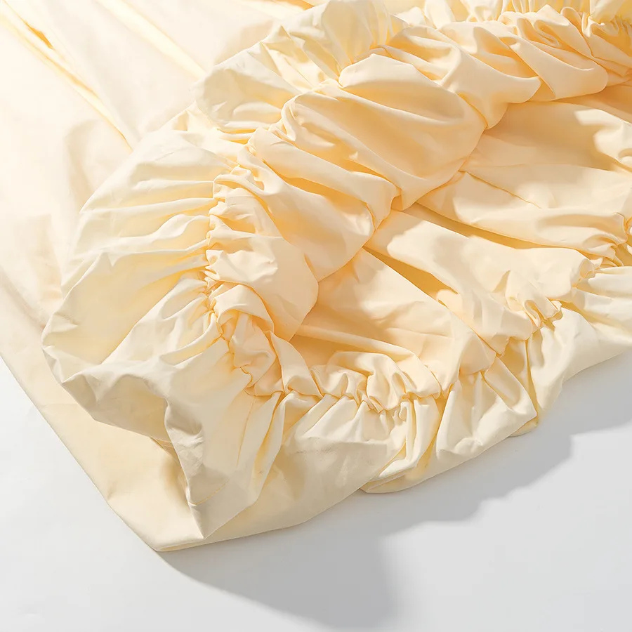 Camisas de oficina de otoño, vestidos para mujer, cintura de solapa, vestido plisado de media manga para mujer, Vestidos elegantes para mujer