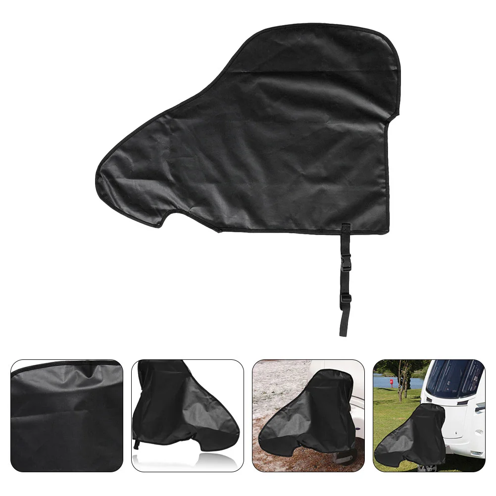 

Car Hooks Trailer Cover Caravan Hitch Covers Tow Accessory Coupling Black Parts Waterproof Protectors