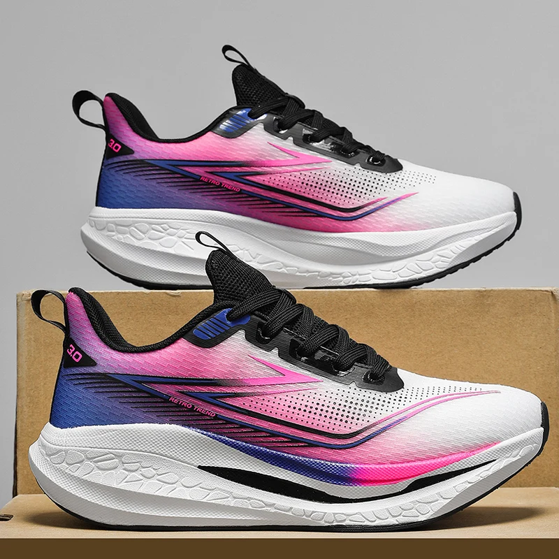 

Unisex Running Shoes Mesh Soft Comfort Flat Sports Shoes Non Slip Wear-Resistant Outdoor Training Tennis Shoes for Men Women