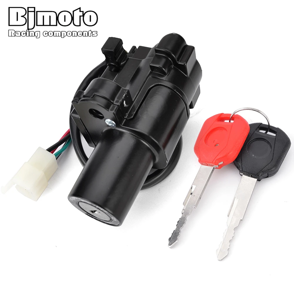 VFR 800 Fuel Gas Cap Ignition Switch Seat Lock with Key Kit For Honda 35010-MCW-A01 ST 1300 CB400 VTEC 2 3 4 2000-2010