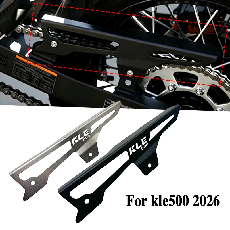 

FOR Kawasaki KLE500 KLE 500 2026 Chain Wheel Protection Cover Chain Cover Gear Cover Protection kle500 Motorcycle Accessories