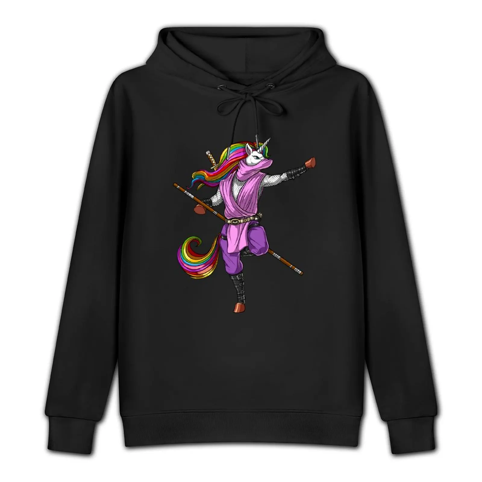 Unicorn Ninja Samurai Pullover Hoodie mens clothing hooded shirt winter clothes men's clothes men hoodie