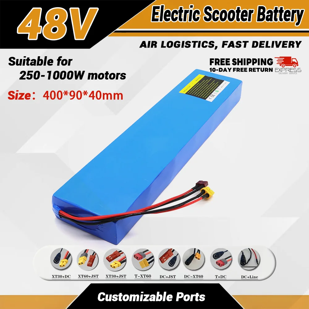

48V 15000mAh 15Ah 13S4P 18650 lithium battery pack with BMS suitable for Kugoo M4/M4 Pro/Max Speed to replace built-in batteries