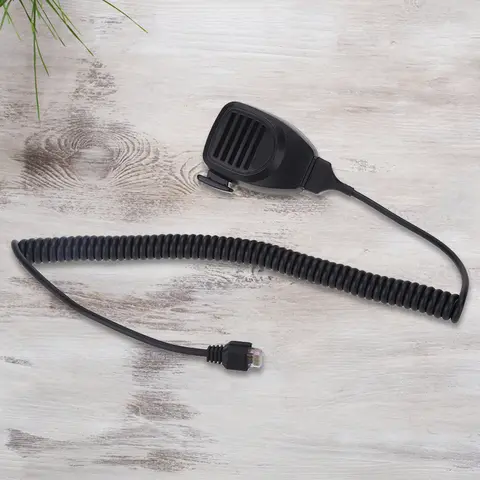8 Pin Hand Mic Microphone Handheld Walkie Talkie Speaker Microphone RJ-45 Plug Speaker Mic for Kenwood Mobile Radio