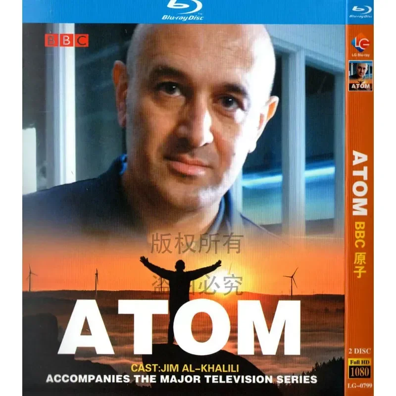 

Blu-ray science documentary atomic high definition disc 1080P 2BD disc non-DVD disc