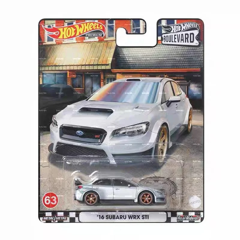 Hot Wheels-Coleção carro modelo para meninos, brinquedos para coleção, Boulevard 13 Series, Subaru Wrx Rover, Mustang, Chevrolet, Gjt68, presente de aniversário