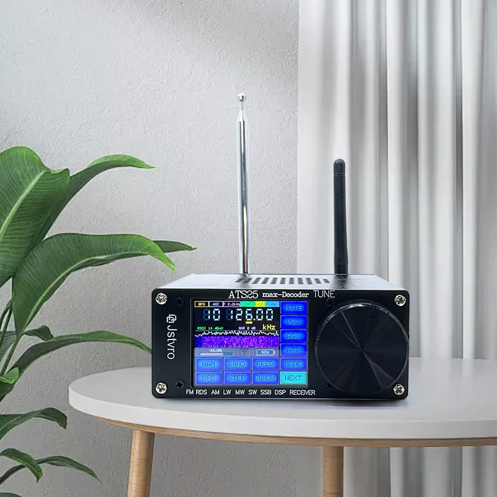 SI4732 ATS-25 Max-ถอดรหัสเครื่องรับวิทยุรุ่น 4.16 FM RDS AM LW MW SW SSB DSP ตัวรับสัญญาณฟังก์ชั่น WiFi 3000mA แบตเตอรี่ลิเธียม