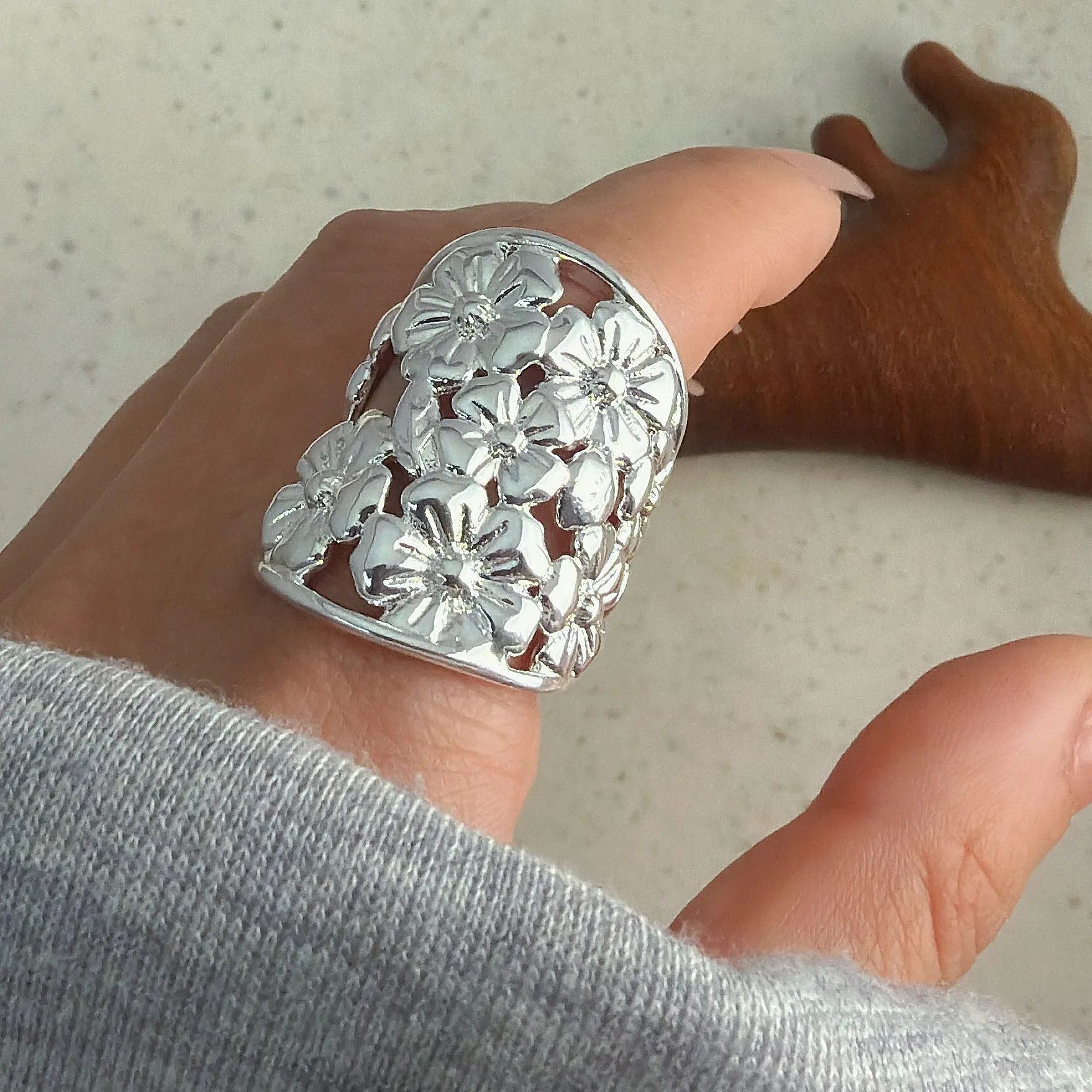 925 Sterling Silver Rings for - Statement Cocktail Ring recension och pris