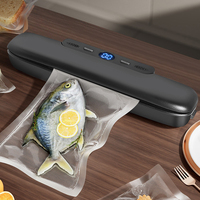 Household Vacuu Food Sealing Preservation Vacuum Sealer Machine Packaging Machine Food Sealer Vacuum Add Free 10pcs Vacuum Bags