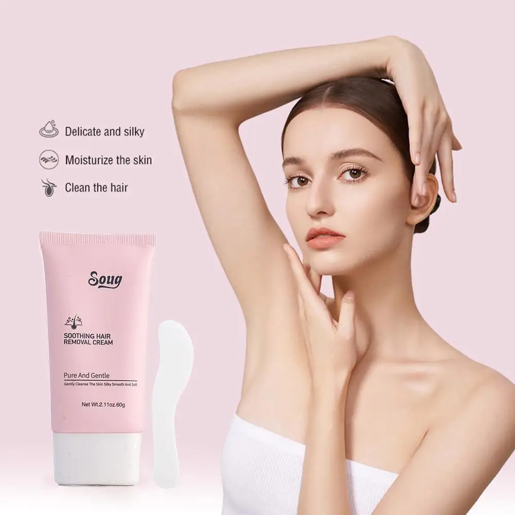 Crema depiladora permanente, crema para zonas íntimas, utensilio de depilación indoloro, inhibidor de crecimiento para mujer y hombre, cuerpo H9q4