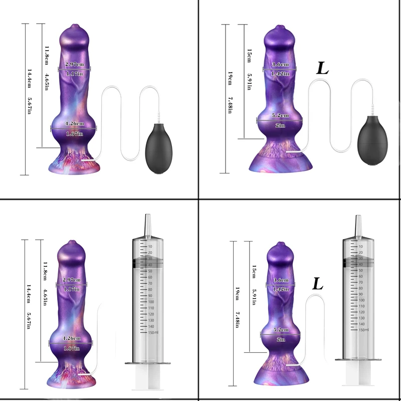 Newly Developed Animal Ejaculating Dildo With Suction Cup Huge Penis Dick Monster Dog Knot Squirting Dildo Anal Sex Toy For Men