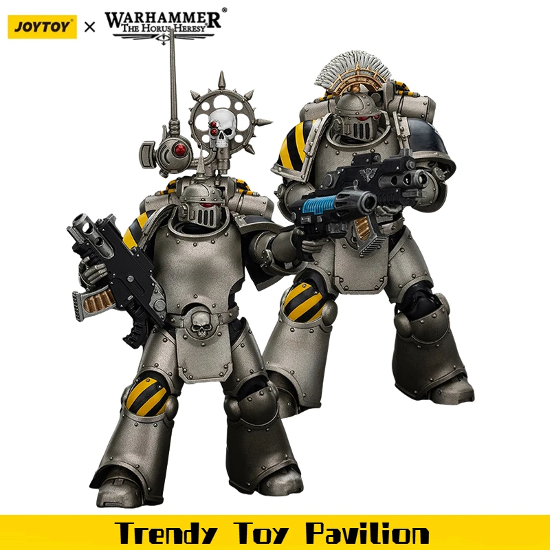 

【JOYTOY】Warhammer 40K 1/18 Action Figure The Horus Heresy Iron Warriors MKIII Tactical Sergeant Legionary with Nuncio-vox Toy