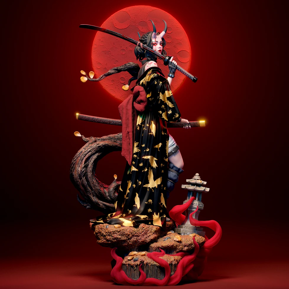 남자의 높이 38mm 50mm 75mm 90mm 수지 모델 키트 그림 무색 및 자체 조립 3D 인쇄 TD-7243/3D