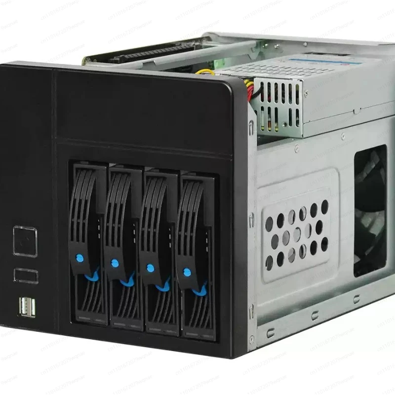 

Персональный облачный сервер NAS с 4 отсеками, сетевое хранилище для удаленного доступа, резервного копирования данных и медиацентру, домашний офис