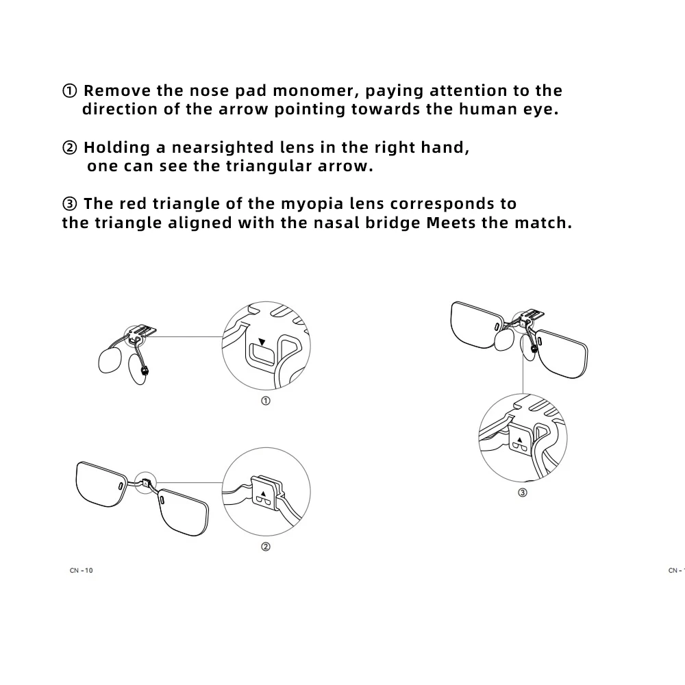 نظارات ذكية لـ TCL Ray Neo Air2S/Air3/Air3S/Air4 AR لقصر النظر وتخصيص عدسة الاستجماتيزم #4