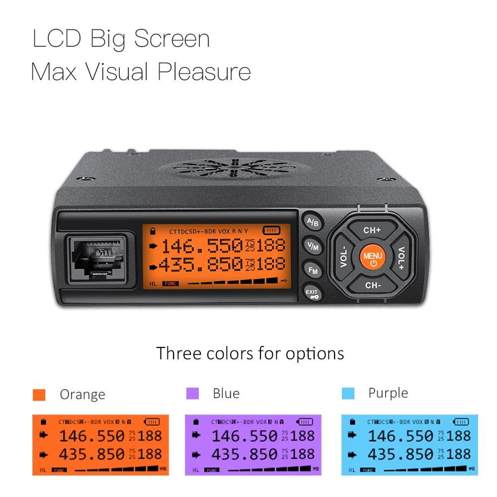 ZASTONE Z218 VHF UHF Mini radio 25W Walkie Talkie coche radio bidireccional comunicador transceptor HF