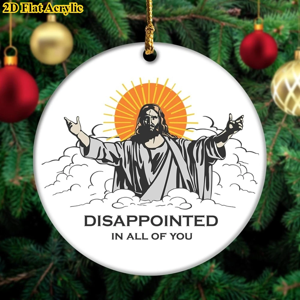 

2D плоские, 1 кусок забавных христианских рождественских украшений. Распределенное со всеми религиозными украшениями, Христа и Библии. Писания.