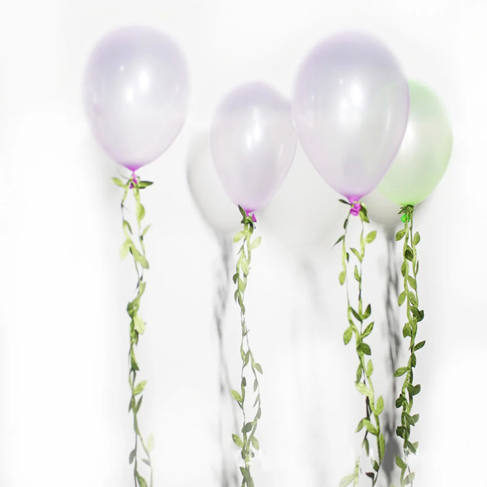 

Artificial Green Vine Leaf Garland Decorative Accessories Wedding Garden Home Fake Rattan Wicker Fabric Willow Leaves