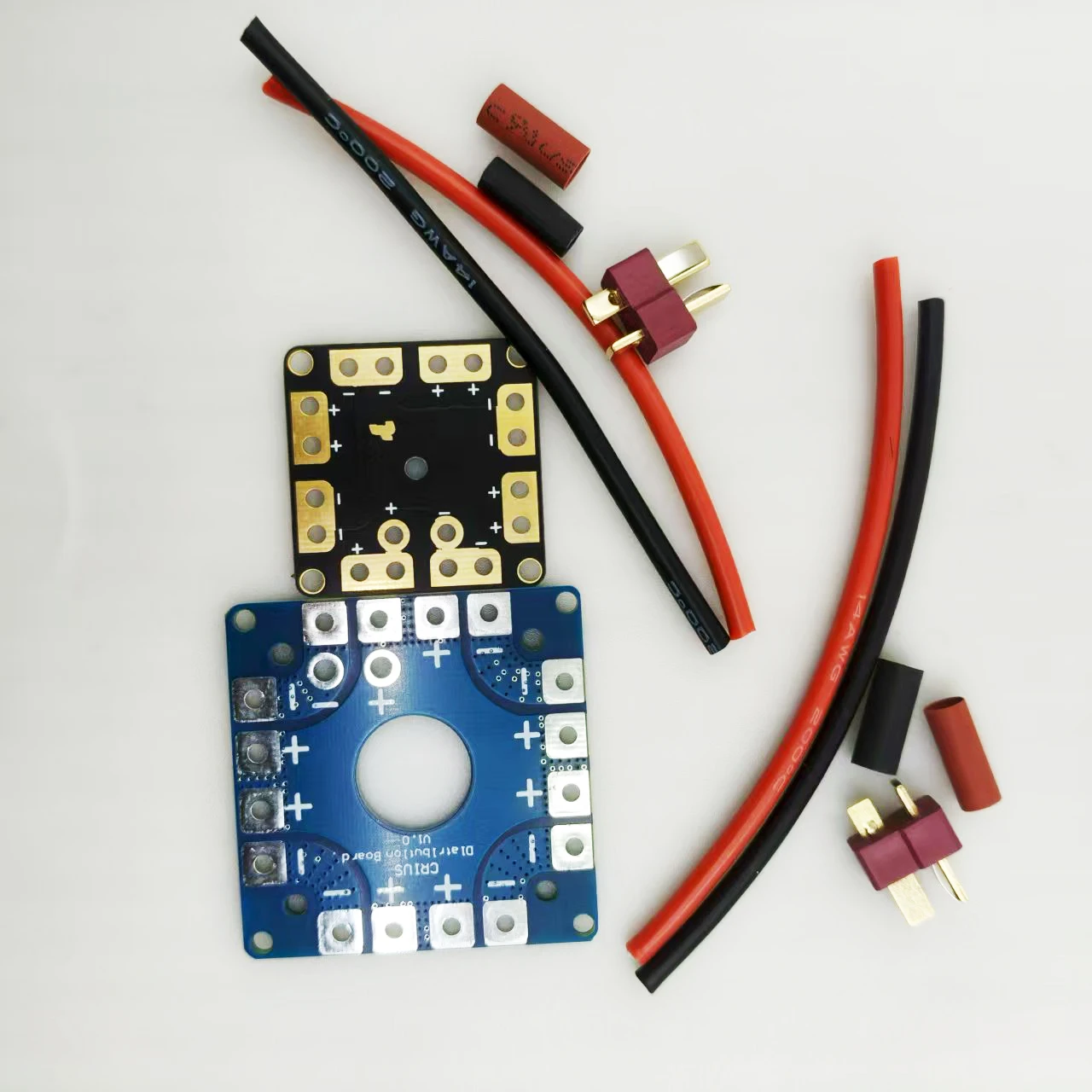 

High Current 200A / 80A Power Distribution Board Wiring PDB 7 oz For 8 ESC DIY Agriculture Plant Drone Rc Drone
